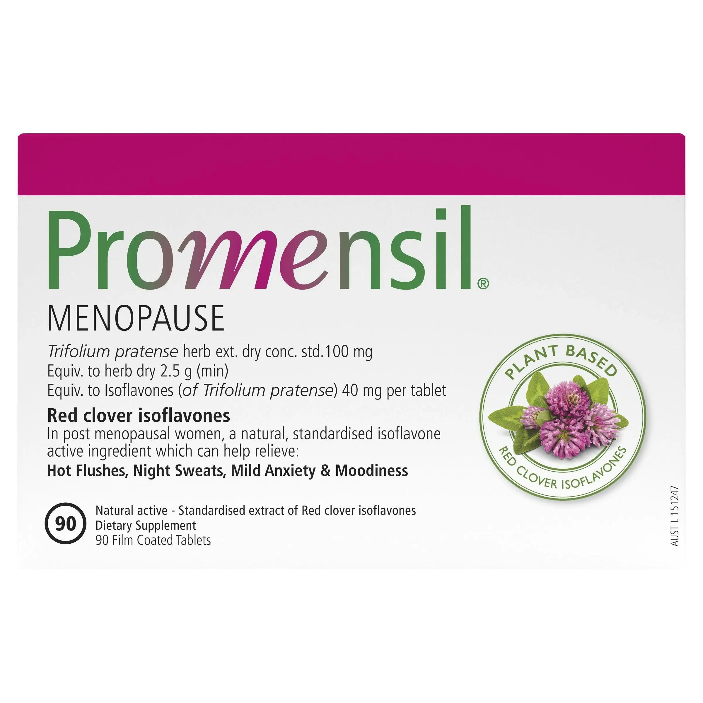 Promensil Menopause 90 Tablets