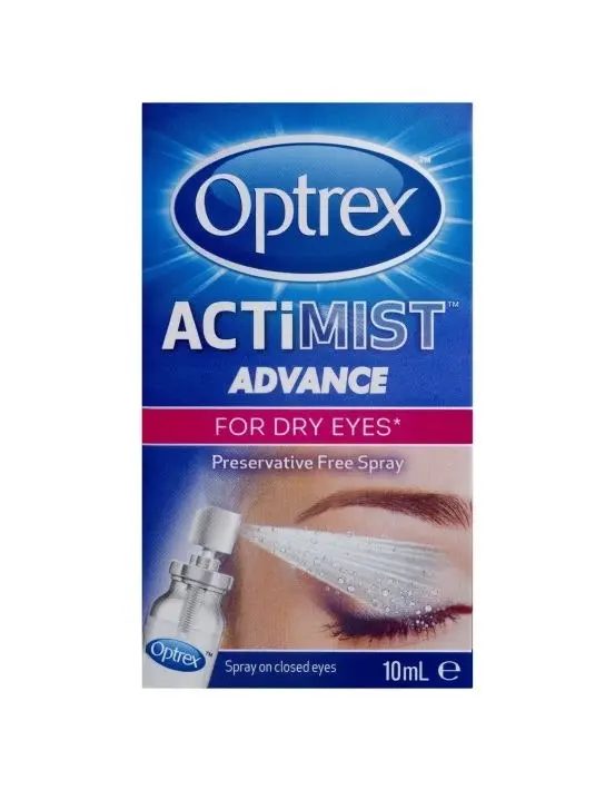 Optrex Advance Actimist Preservative Free Dry Eye Spray 10ml