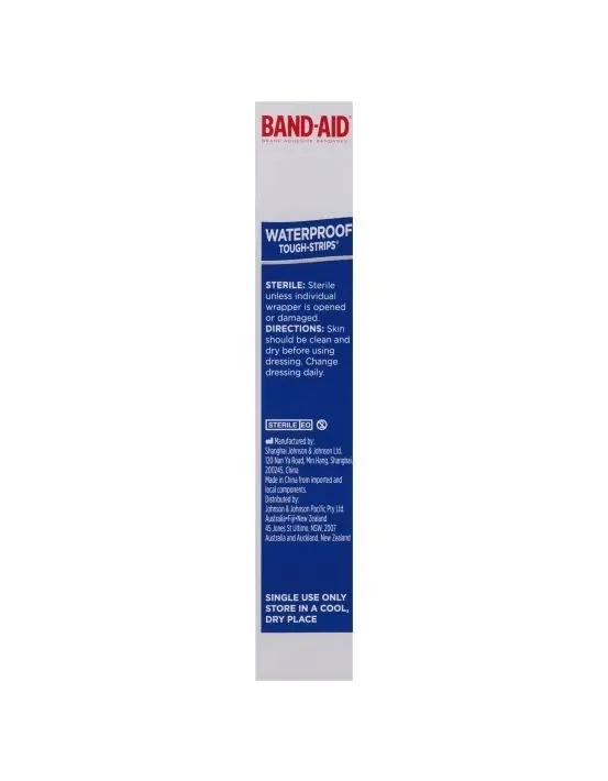 BAND-AID Waterproof Tough Strips Extra Large 10 Pack