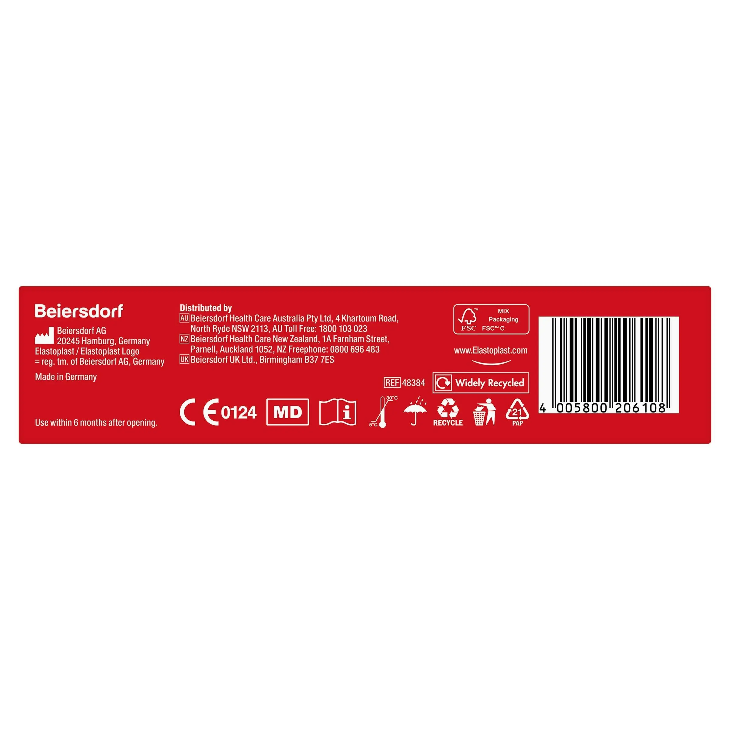 Elastoplast Wound Healing Ointment 50g