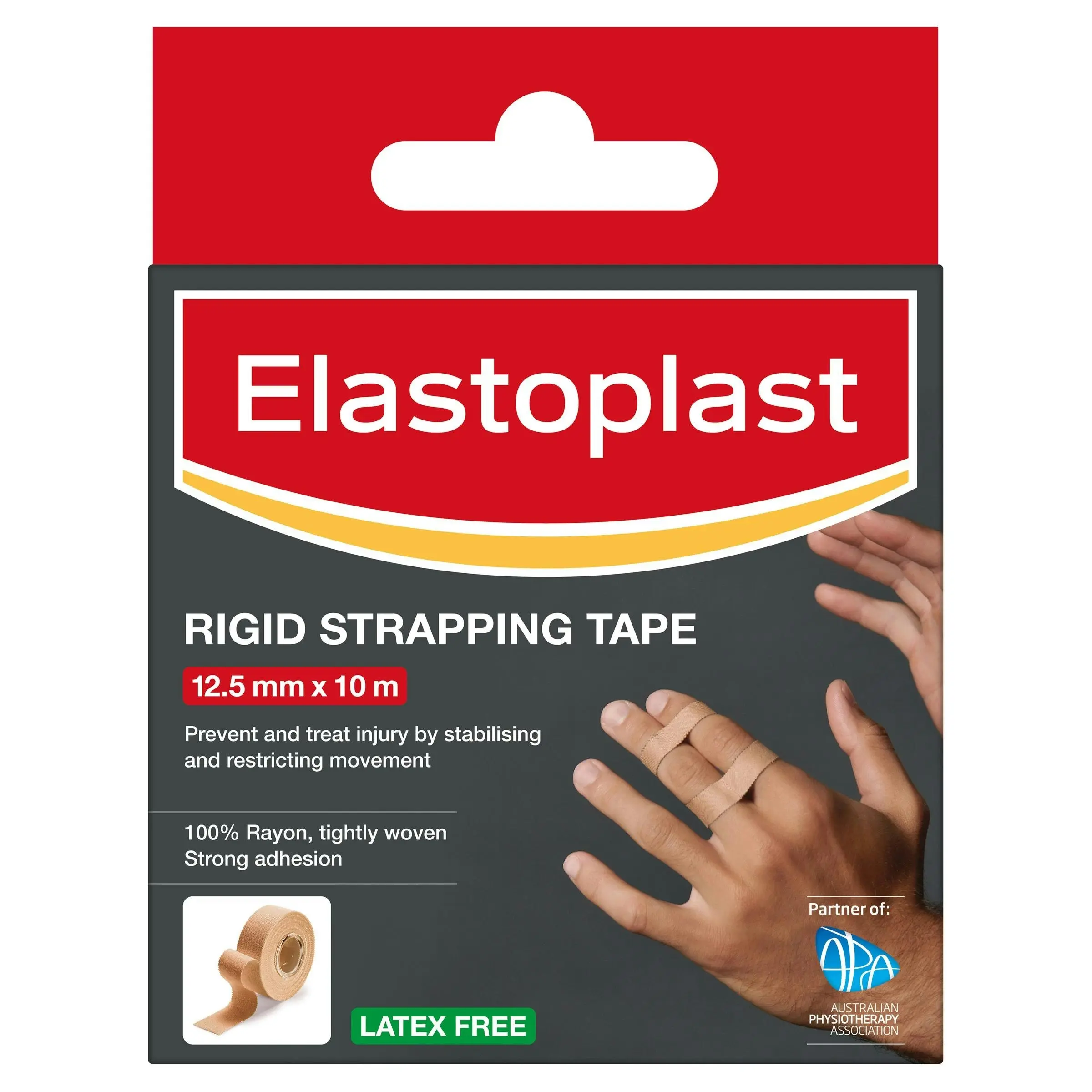 Elastoplast Sport Rigid Strapping Tape 12.5mm x 10m