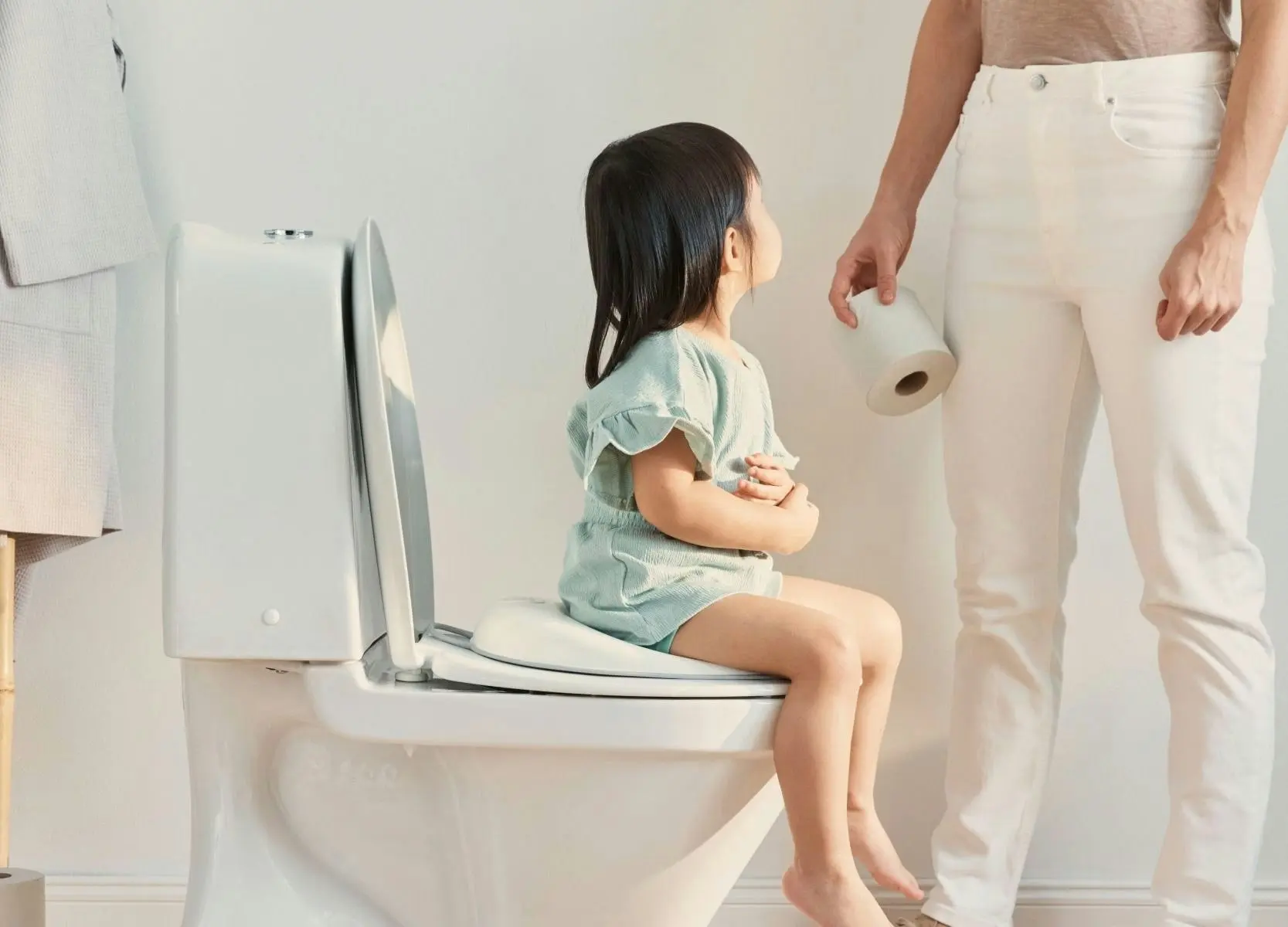 BabyBjorn Toilet Trainer - White/Grey