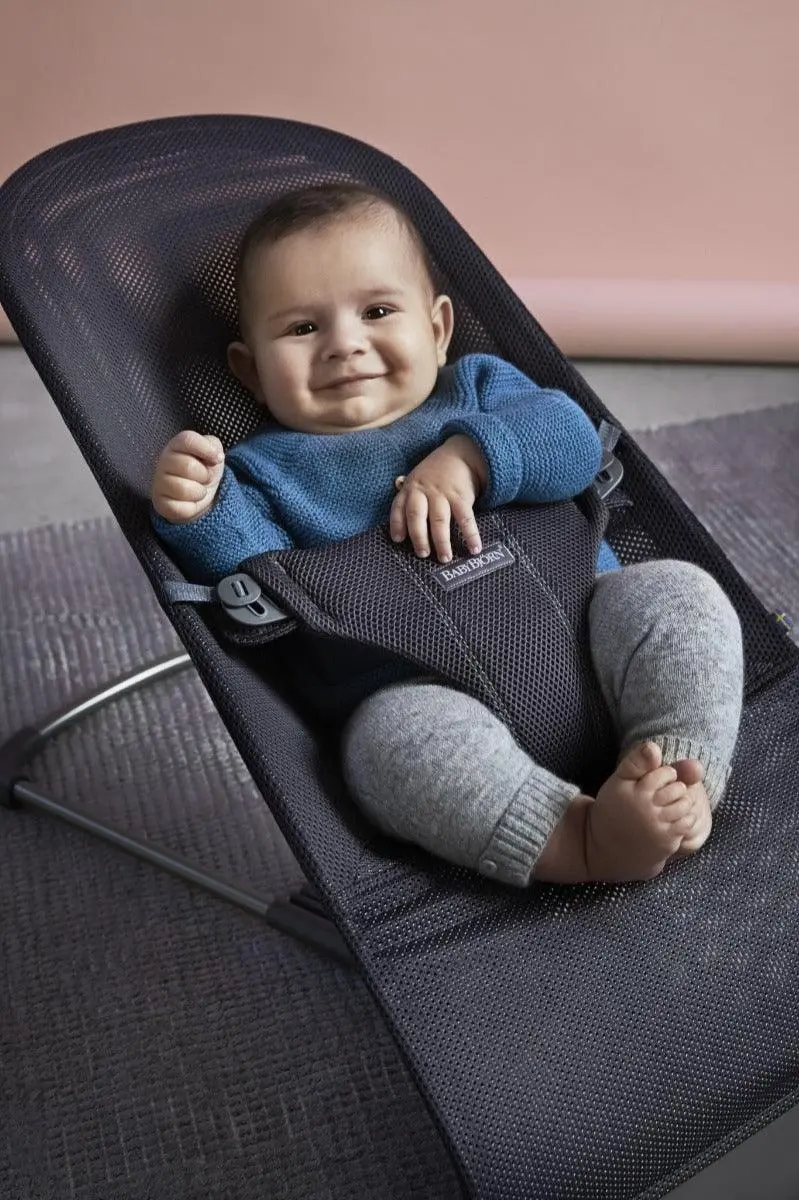 BabyBjorn Bouncer Bliss - Anthracite Mesh