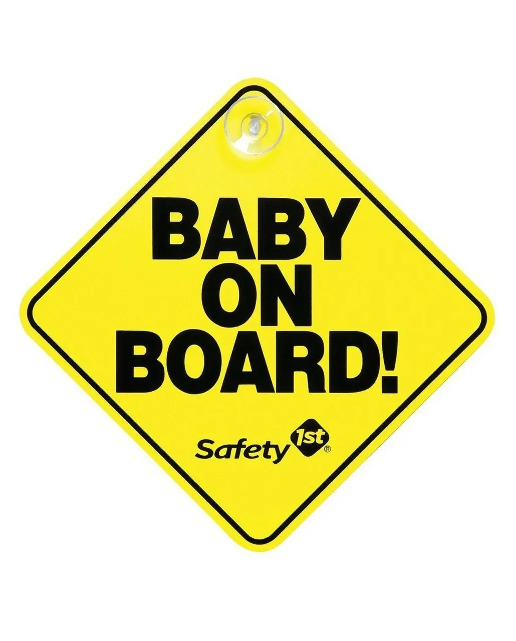 Safety 1st Baby on Board Sign - Yellow