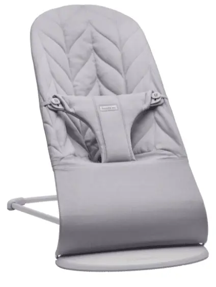 BabyBjorn Bouncer Bliss, Light Grey Cotton Petal Quilt