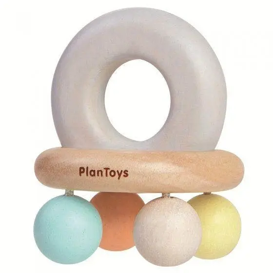 Plan Toys Belle Rattle- Pastel