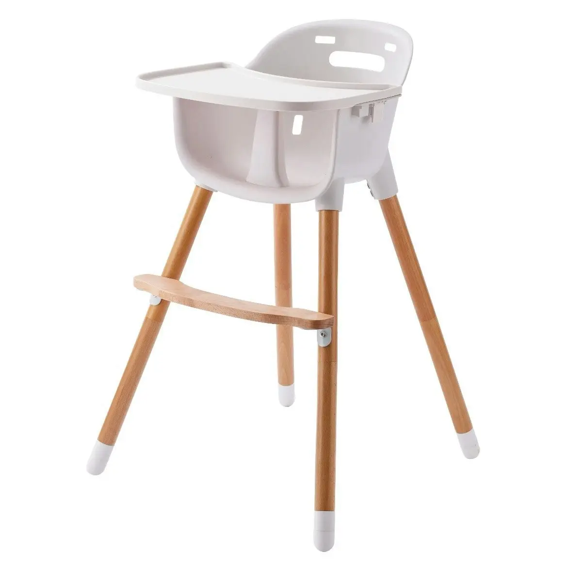 JOY  BABY Amelia 2-in-1 Timber Highchair - Blue