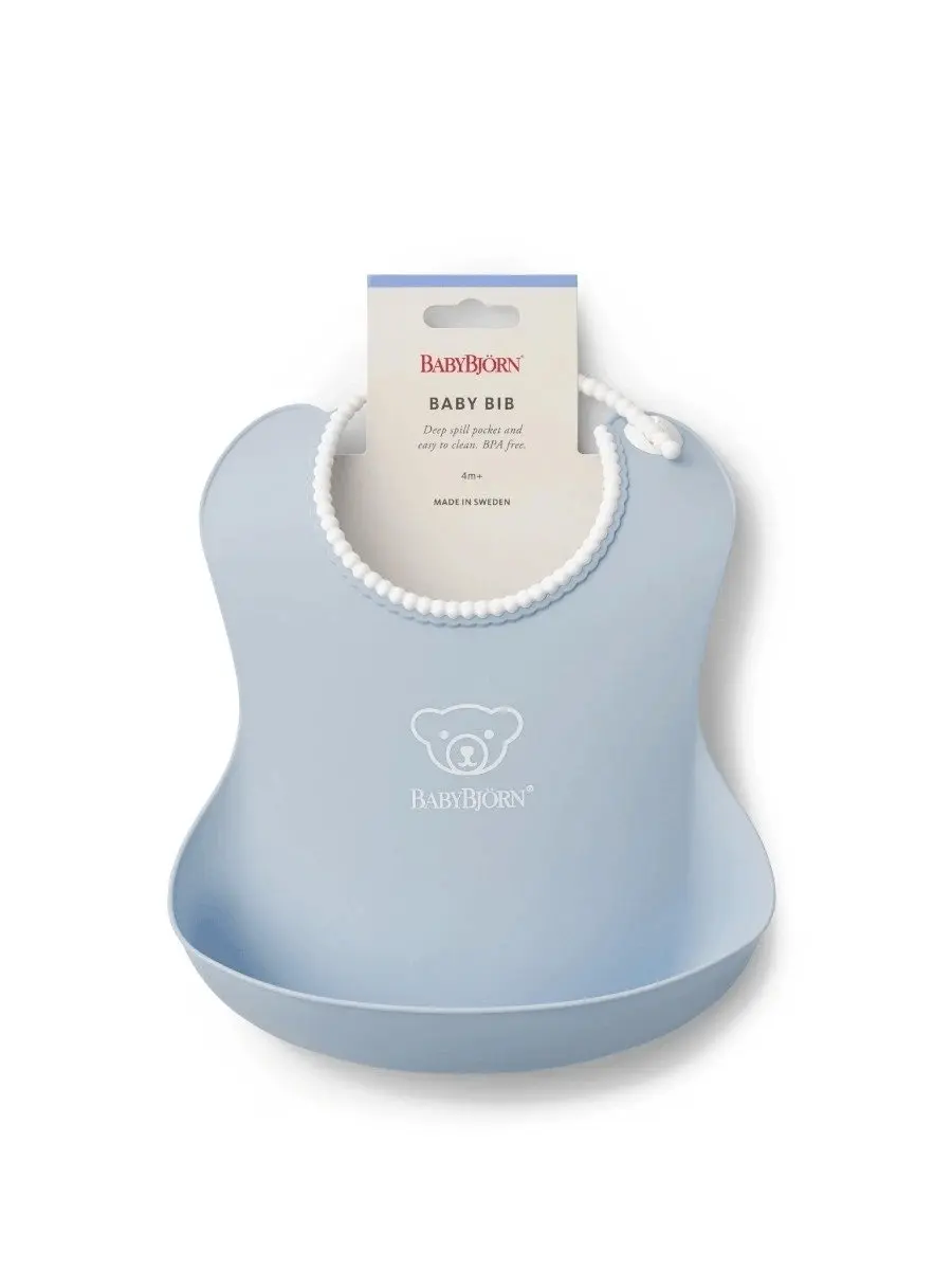 BabyBjorn Baby Bib - Powder Blue