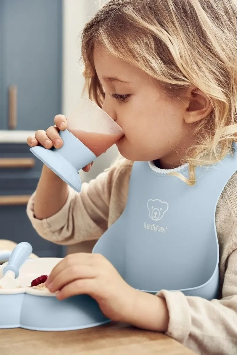 BabyBjorn Baby Bib - Powder Blue