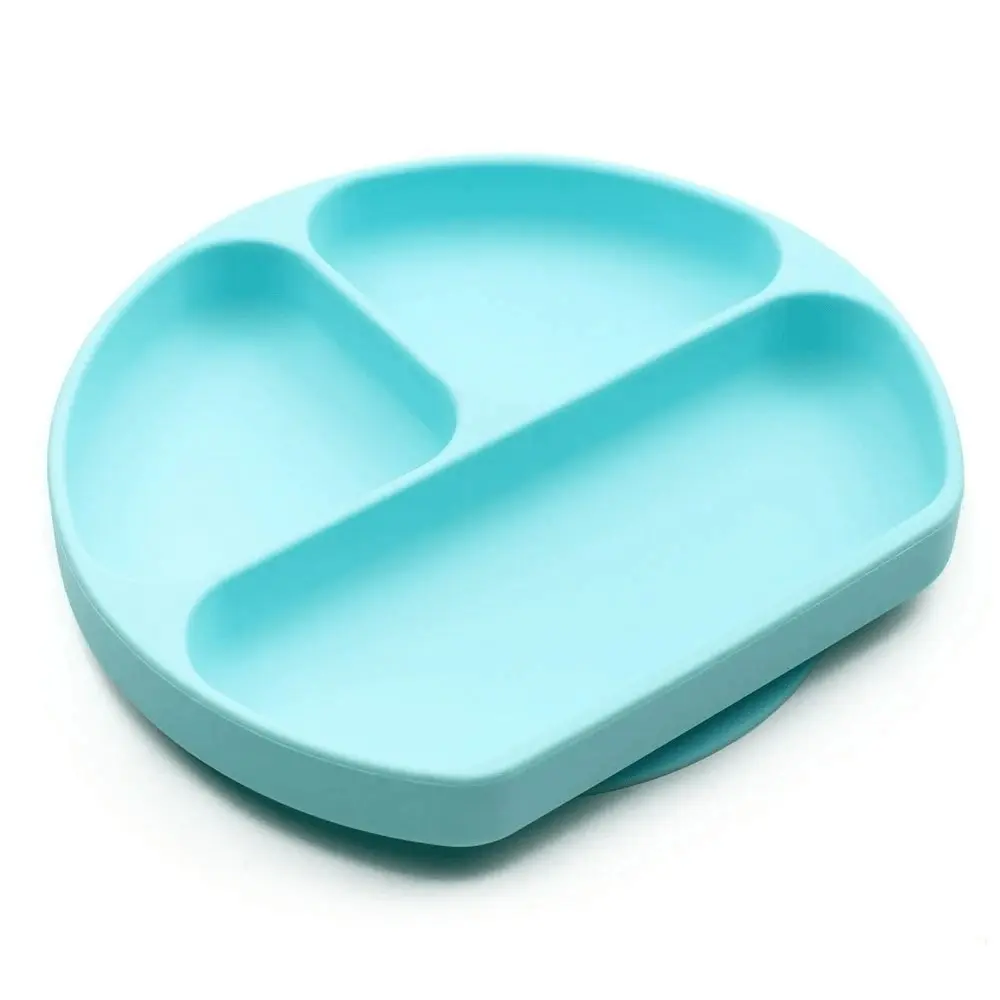 Bumkins Silicone Grip Dish - Blue