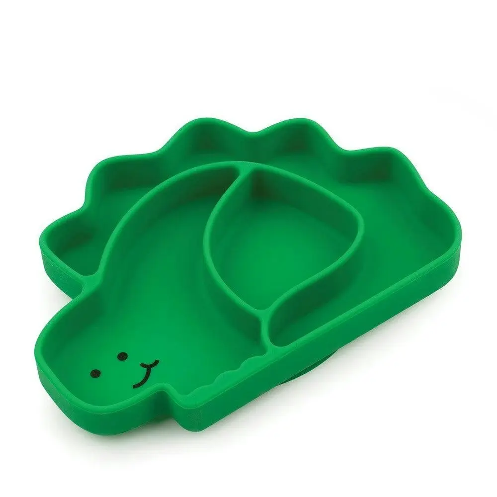 Bumkins Silicone Grip Dish - Dinosaur