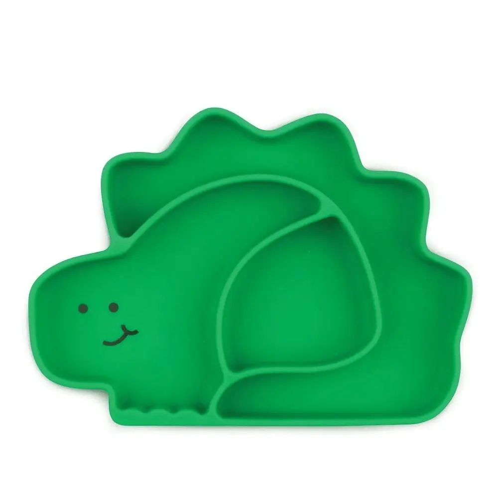 Bumkins Silicone Grip Dish - Dinosaur