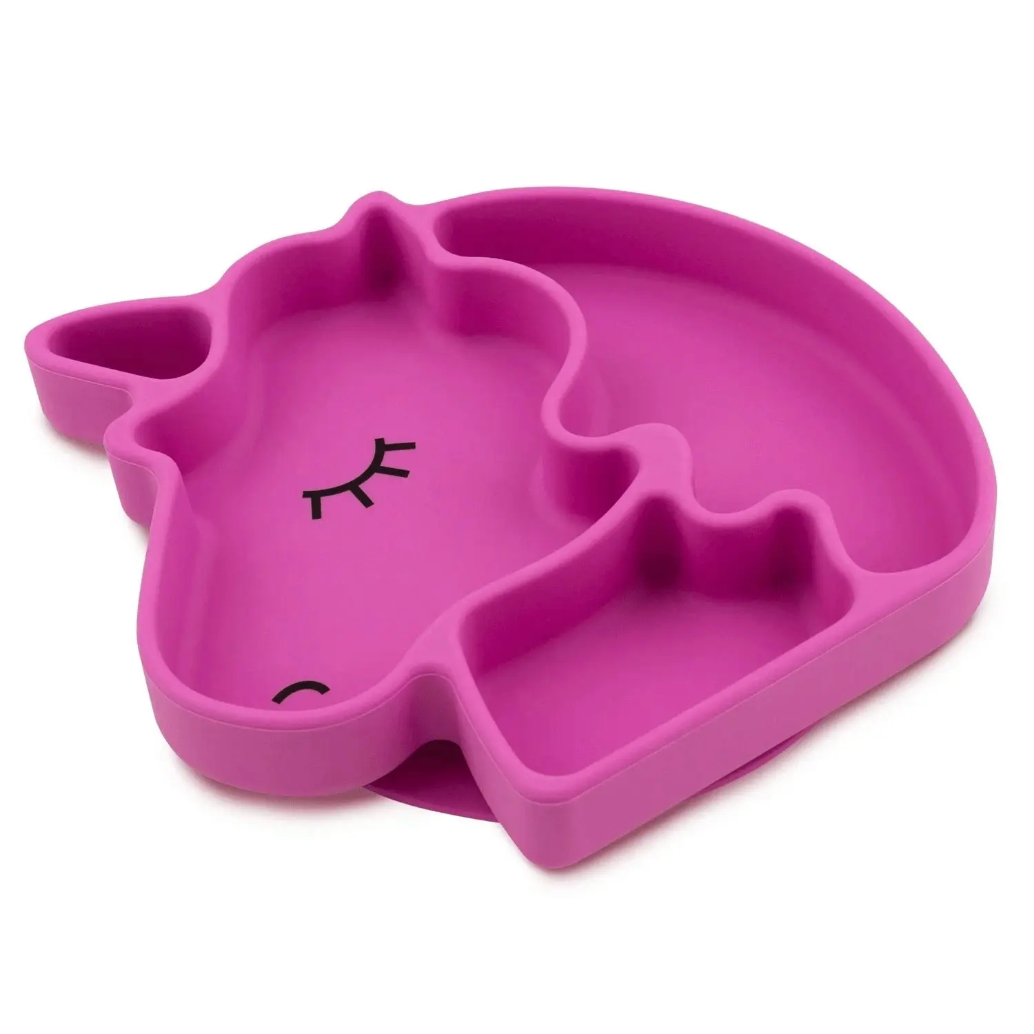 Bumkins Silicone Grip Dish - Unicorn