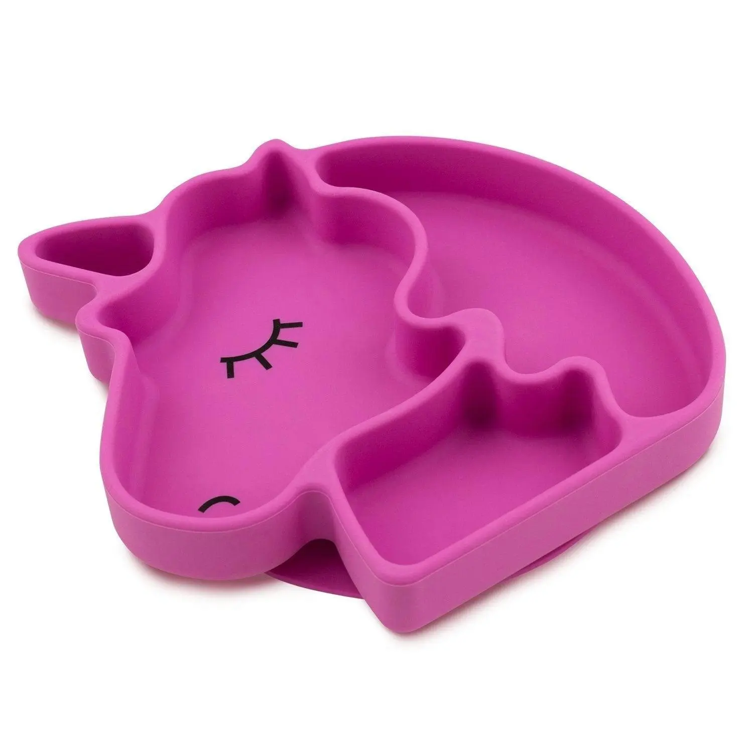 Bumkins Silicone Grip Dish - Unicorn