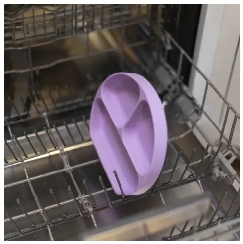 Bumkins Silicone Grip Dish - Lavender