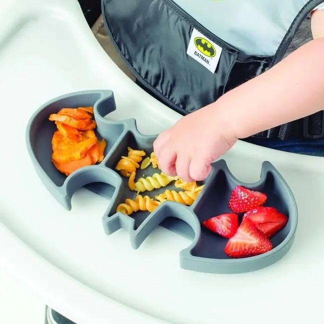 Bumkins Silicone Grip Dish - Batman