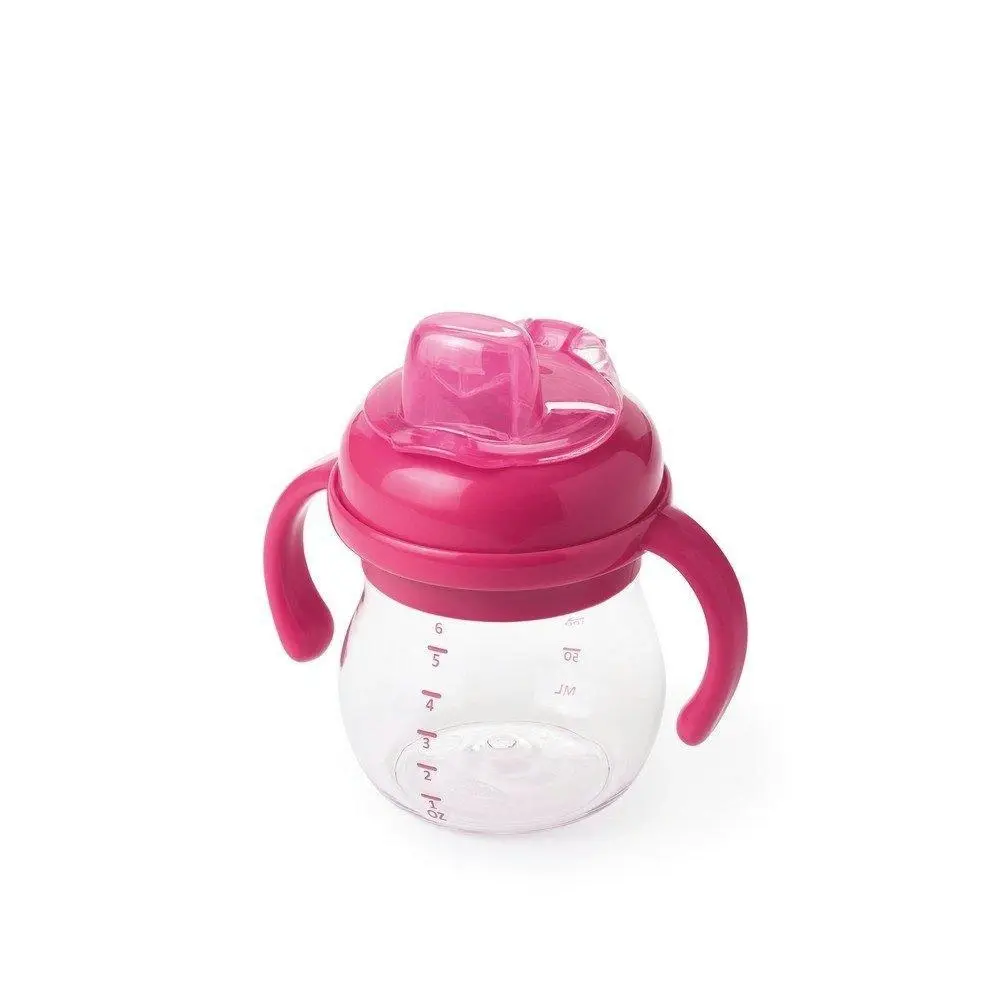 OXO Tot Grow Soft Spout Cup with Removable Handles - Pink