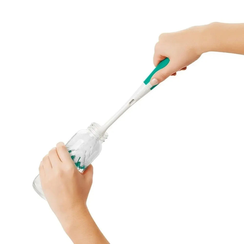 OXO Tot Bottle Brush With Nipple Cleaner And Stand - Teal