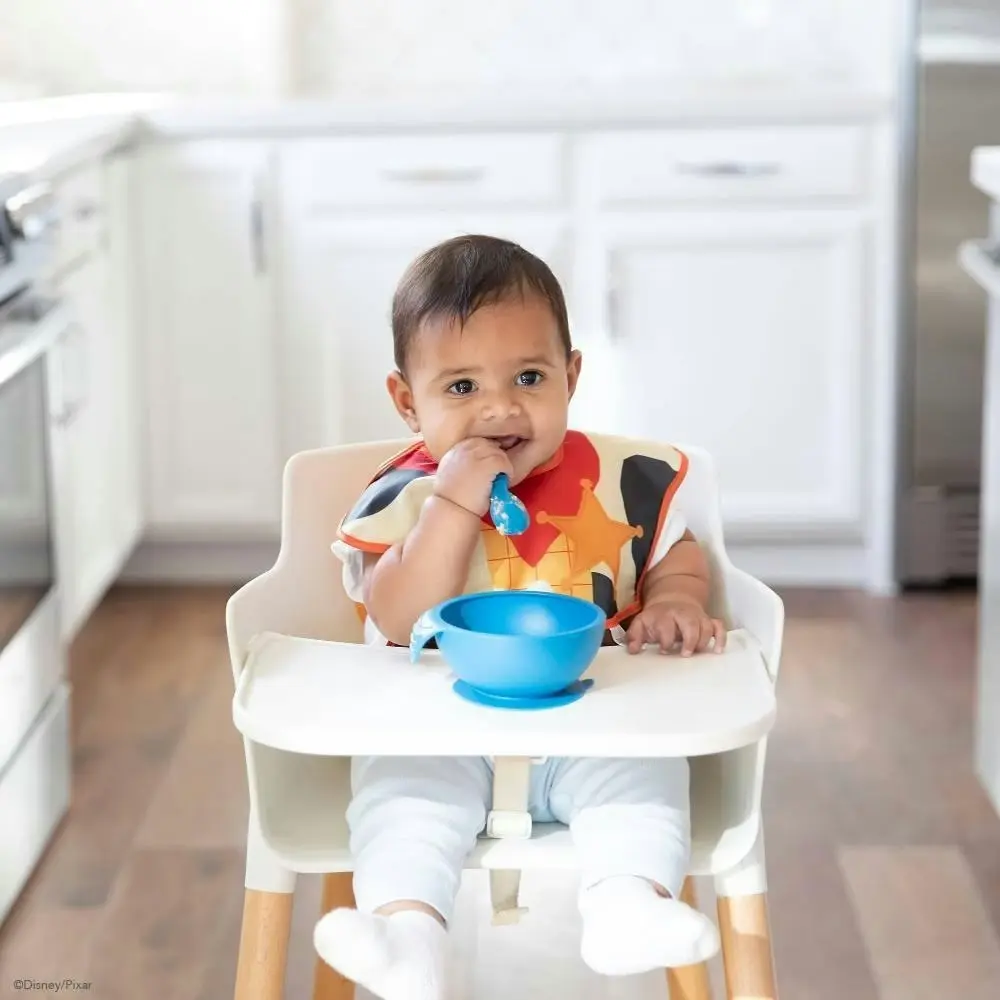 Bumkins Silicone First Feeding Set - Silicone Dark Blue