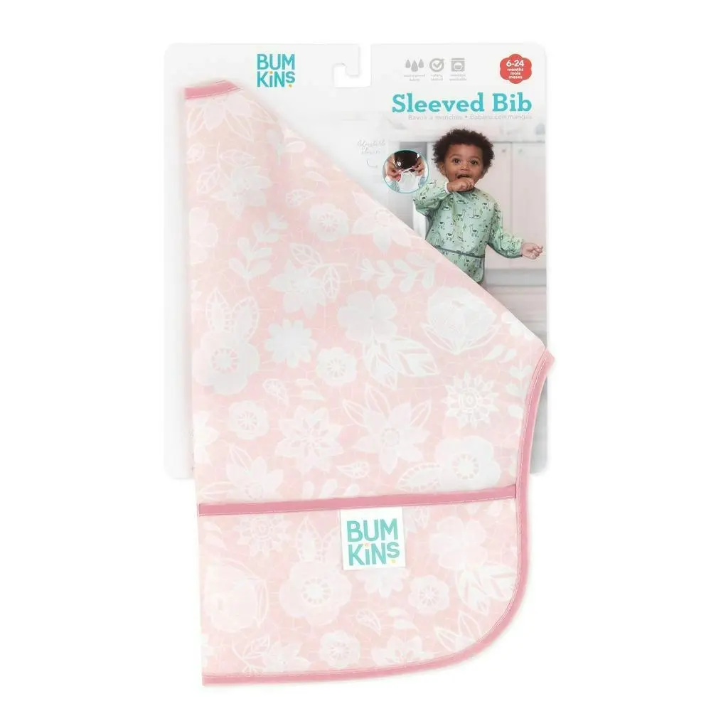 Bumkins Waterproof Sleeved Bib - Lace