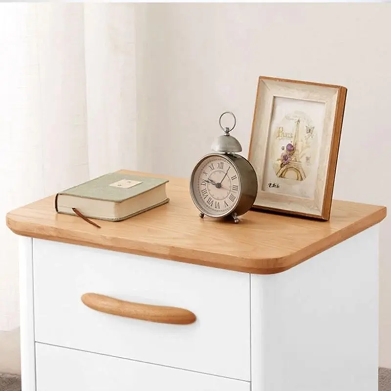 All 4 Kids Ashley White Wooden Bedside Table