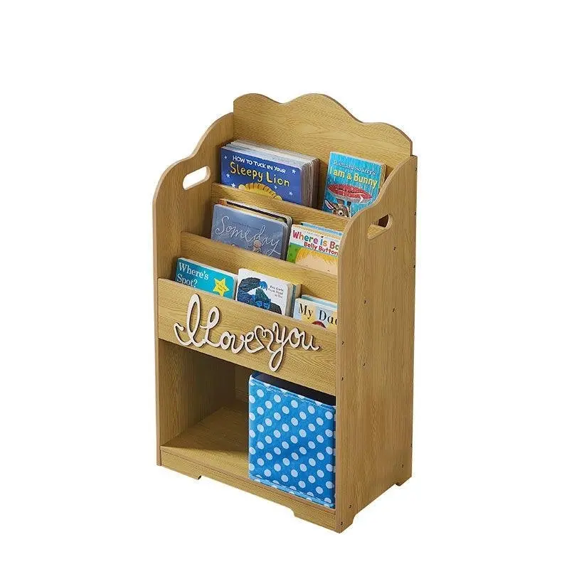 All 4 Kids Madison Natural Bookcase Book Shelf Storage Unit