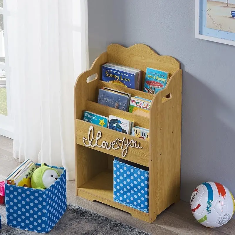 All 4 Kids Madison Natural Bookcase Book Shelf Storage Unit