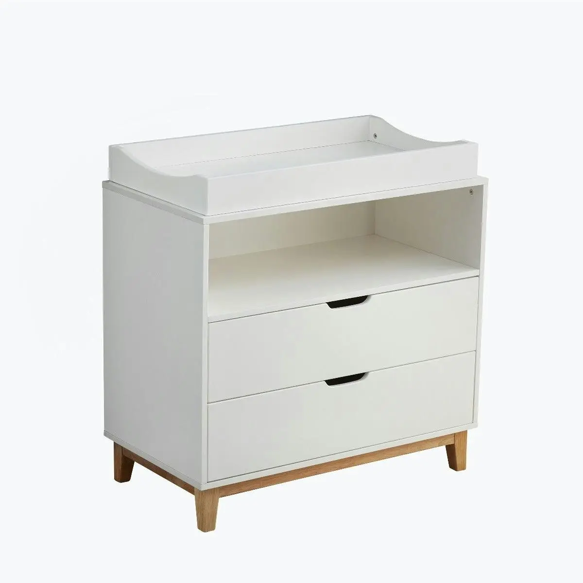 Joy Baby Aurora 2 Drawers Chest of Draw with Change Table - White