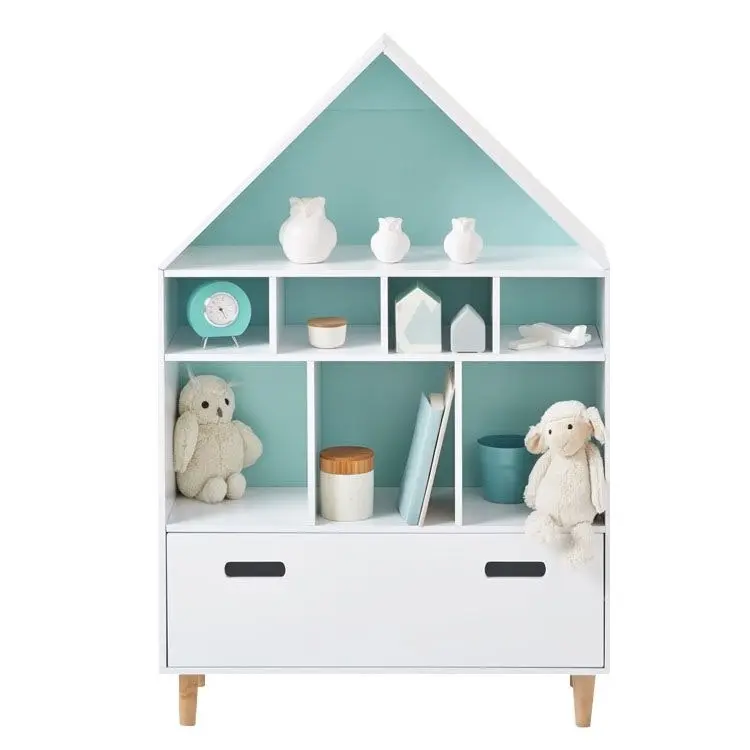 All 4 Kids White Ivy Large Kids Bookcase Storage Unit