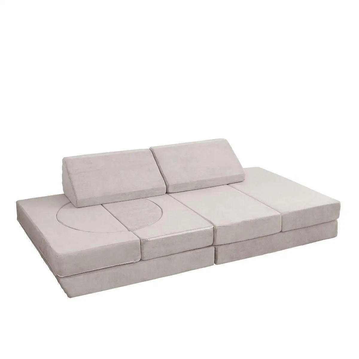 All 4 Kids Ollie 10 PCS Modular Play Couch Set - Cream