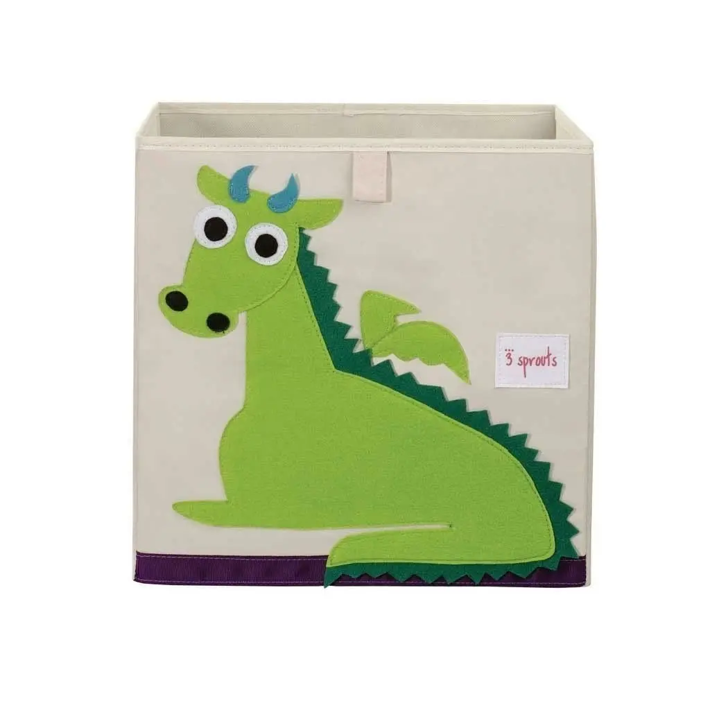 3 Sprouts Storage Box - Green Dragon