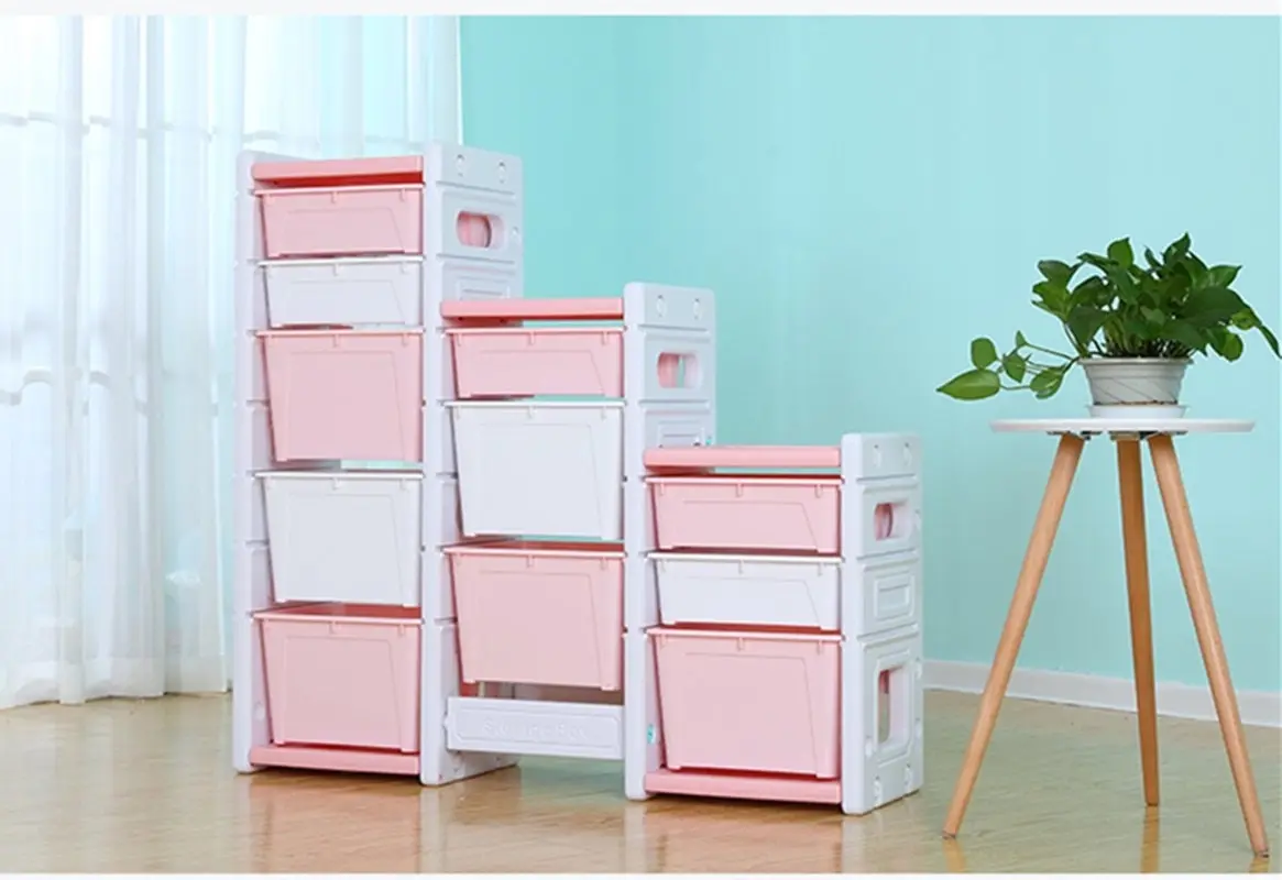 All 4 Kids Hannah Combined Storage Unit - Pink