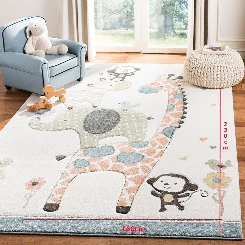 All 4 Kids Safari Animal Rug