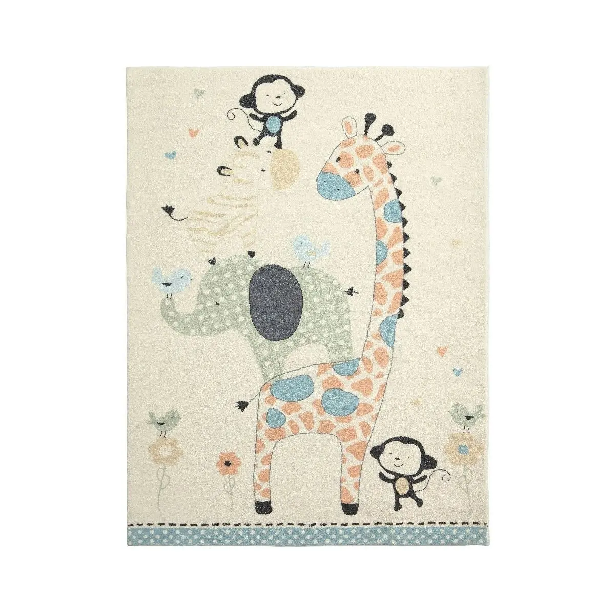 All 4 Kids Safari Animal Rug