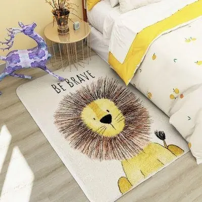 All 4 Kids Be Brave Lion Rug