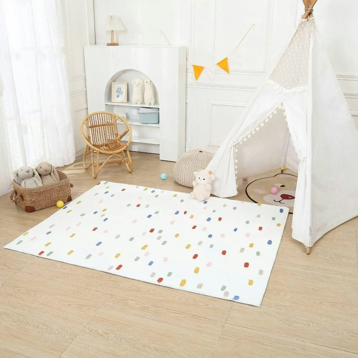 All 4 Kids Pretty Dot Rug