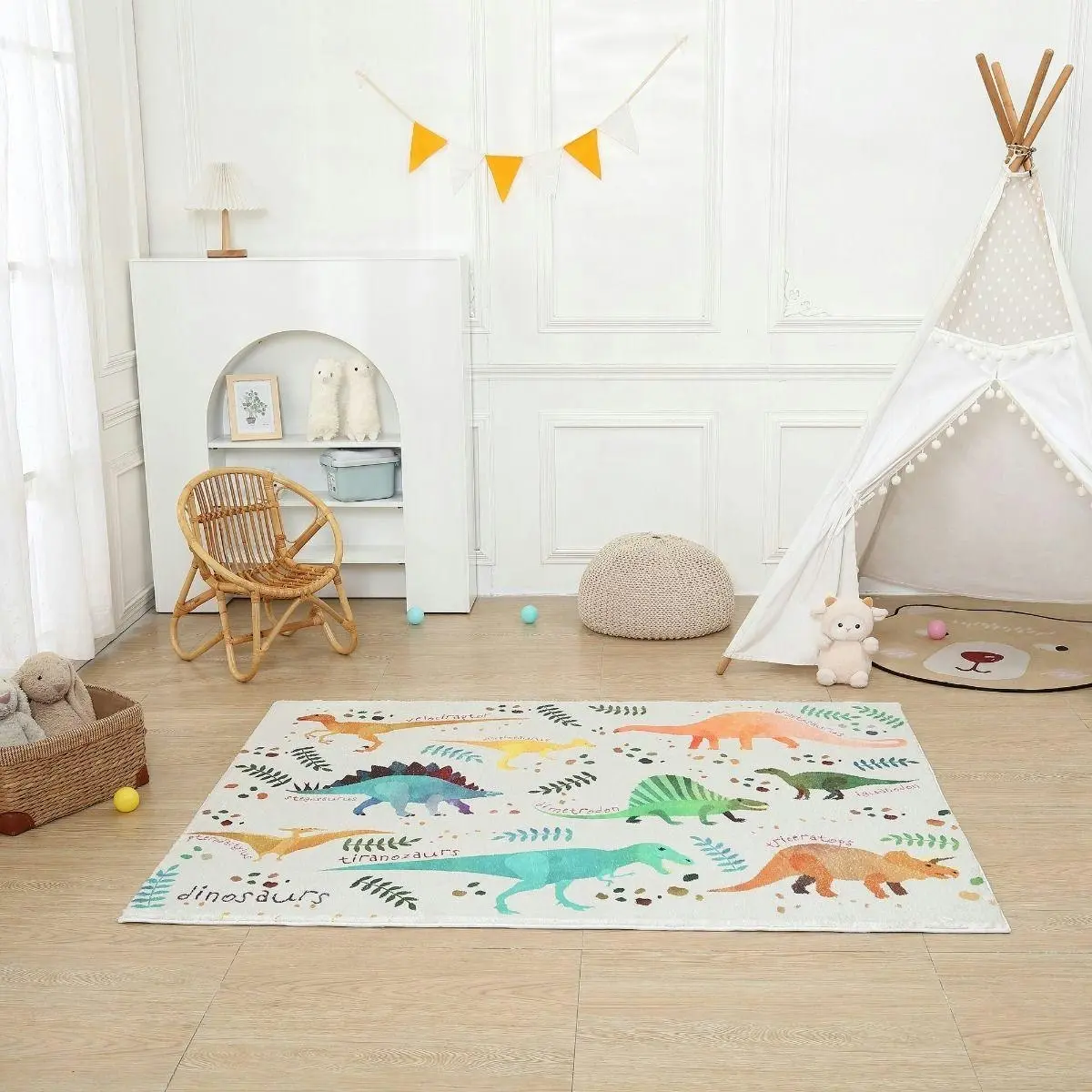 All 4 Kids Dino Party Rug