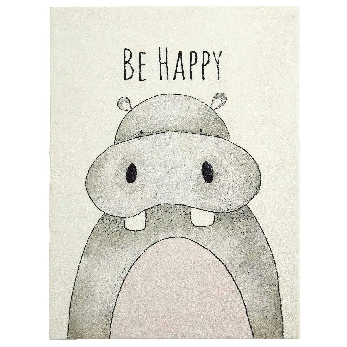 All 4 Kids Hippo Be Happy Rug