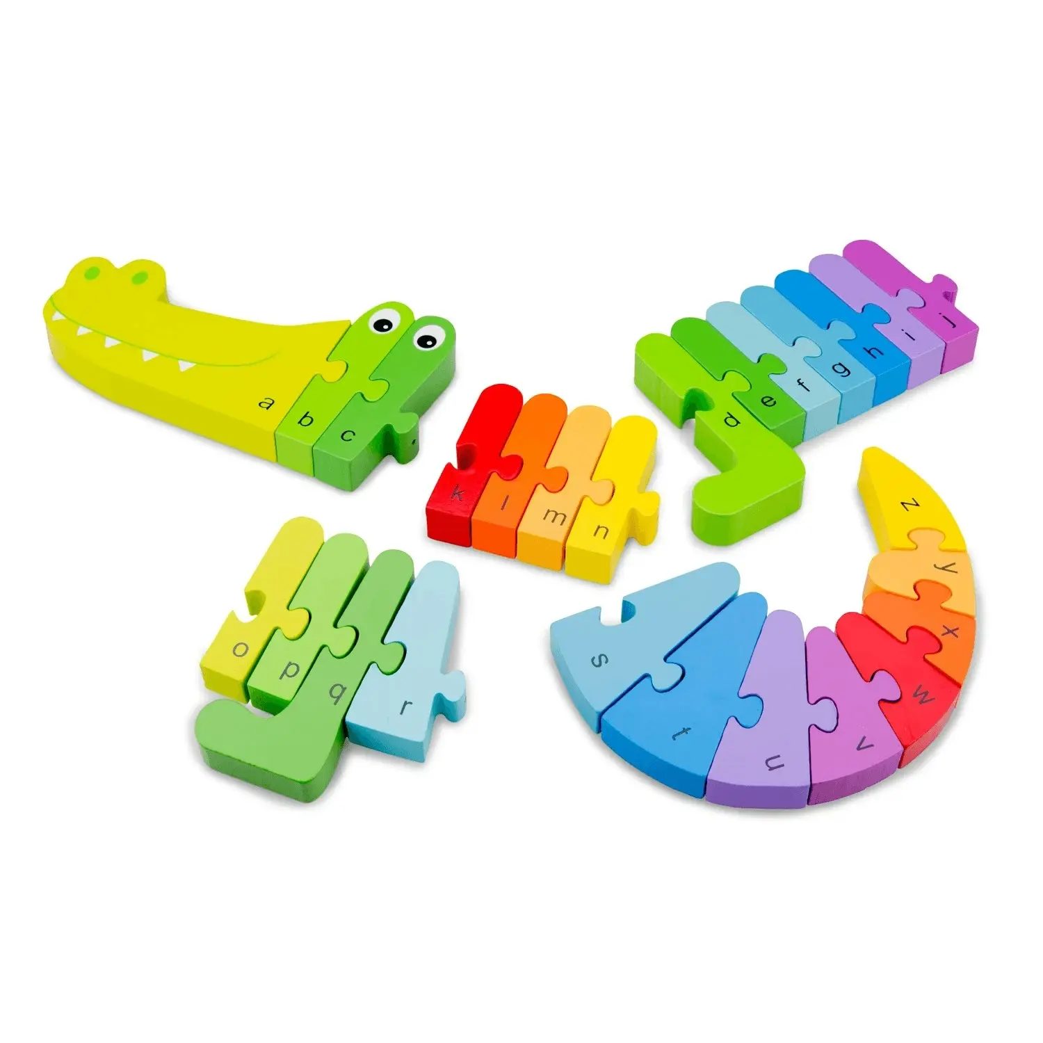 New Classic Toys Rainbow Crocodile Puzzle