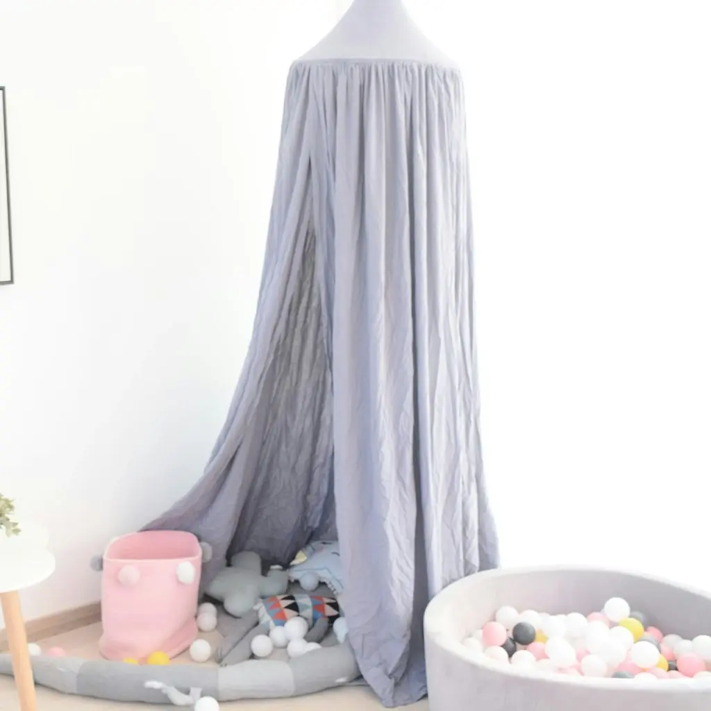 All 4 Kids Aubrey Nursery Canopy - Grey