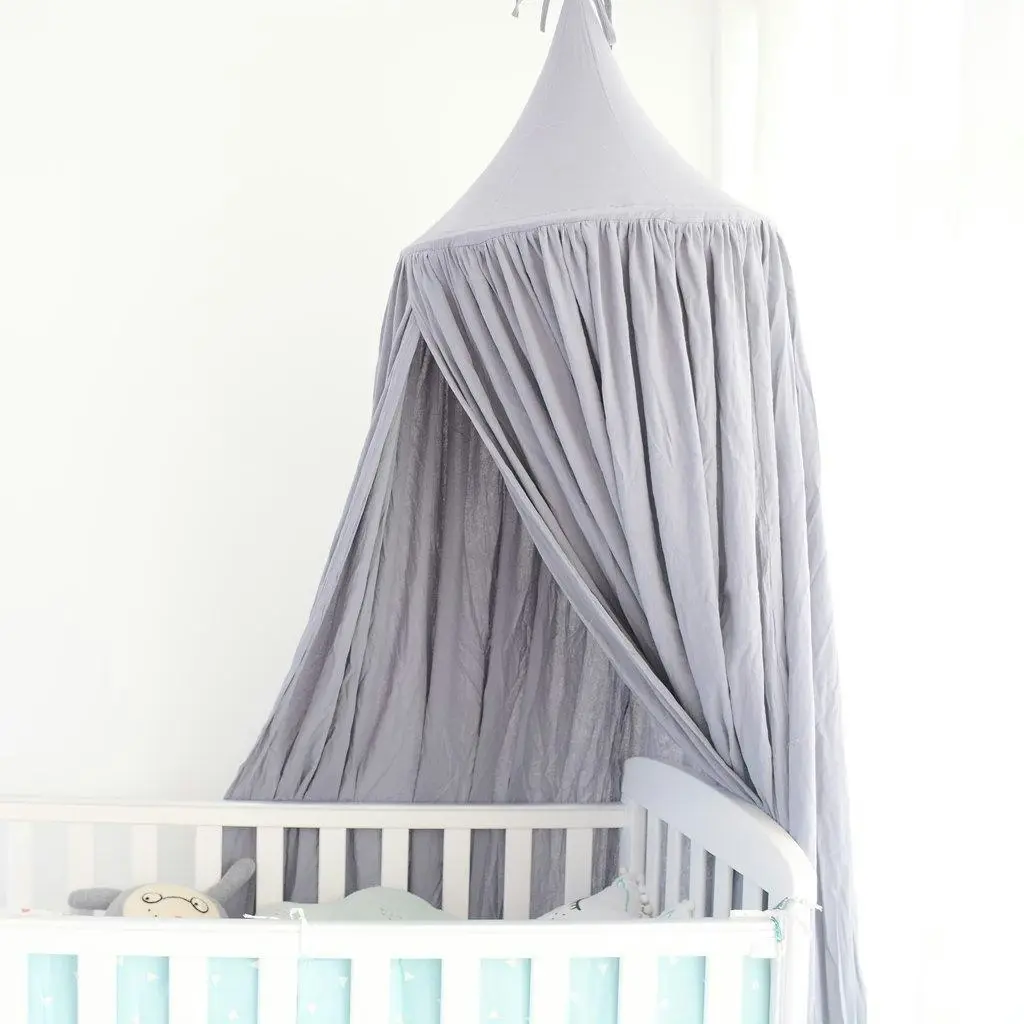 All 4 Kids Aubrey Nursery Canopy - Grey