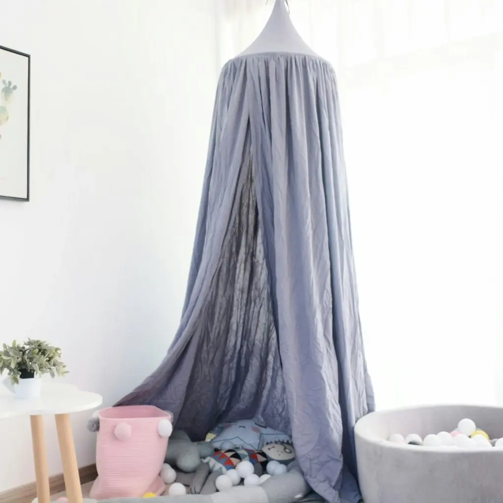 All 4 Kids Aubrey Nursery Canopy - Grey