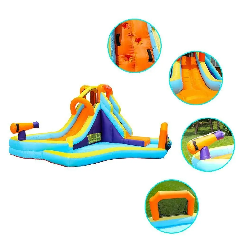 Air My Fun Climb Time Jumping Castle with Slide and Shooting Gun