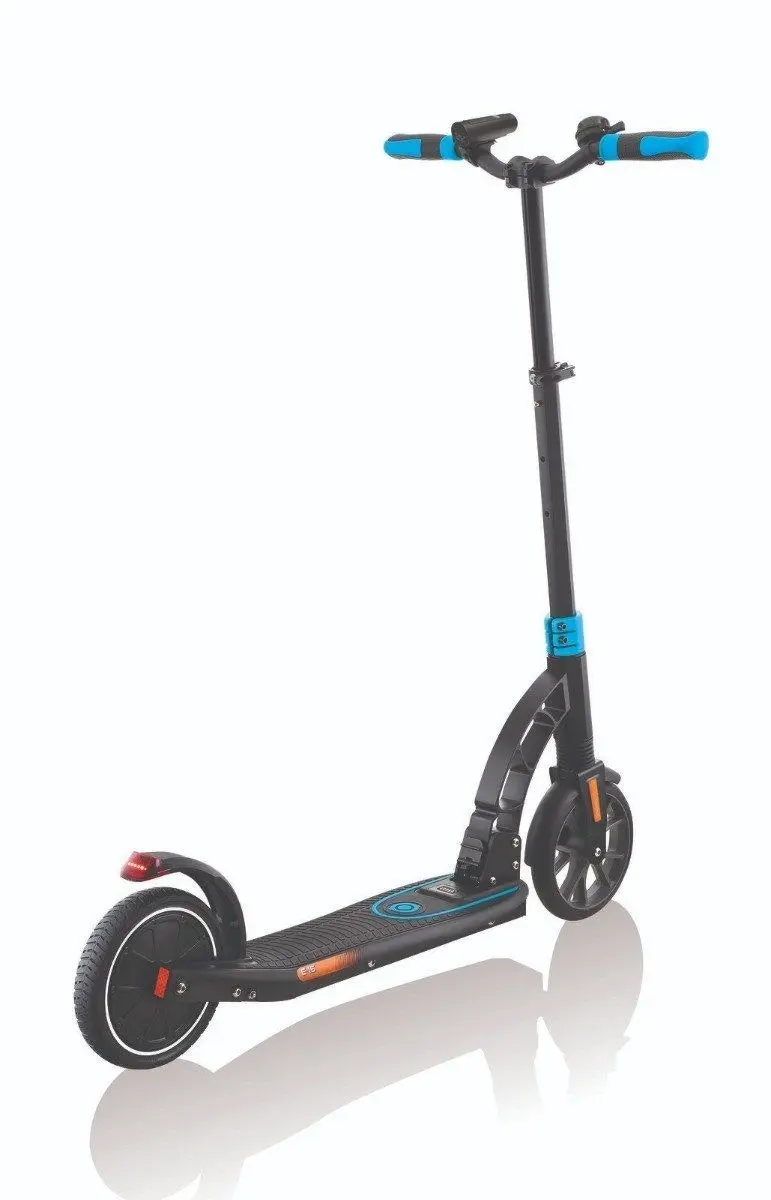 Globber One K E-Motion 15 Foldable Electric Scooter - Black/Sky Blue