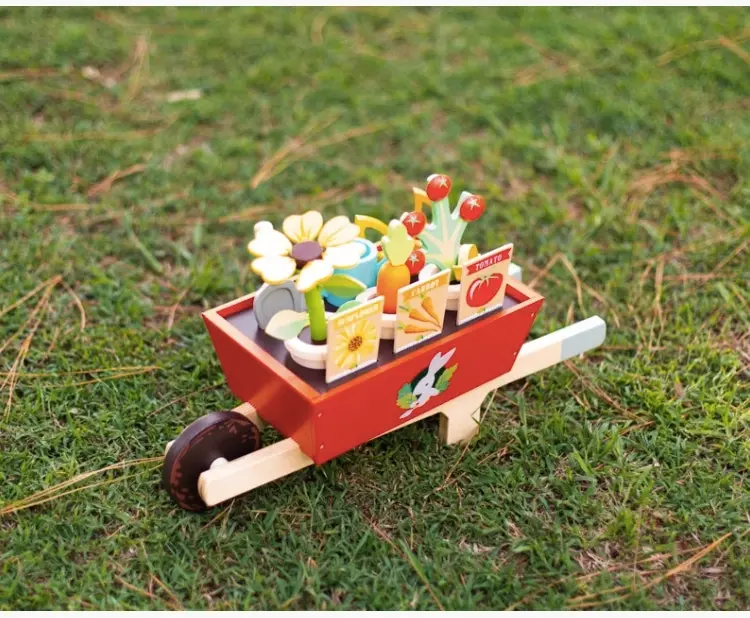 Tender Leaf Toys Garden Wheelbarrow Set