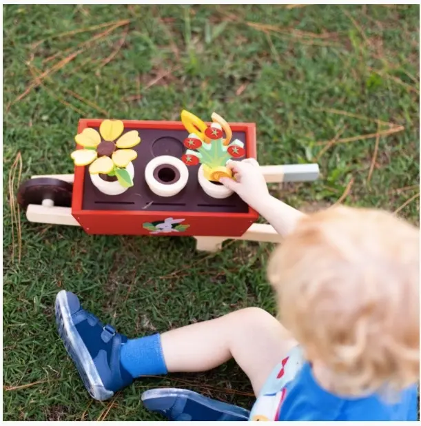 Tender Leaf Toys Garden Wheelbarrow Set