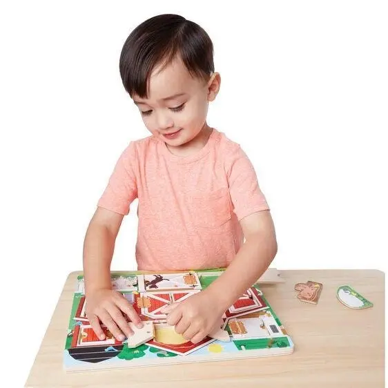 Melissa & Doug Magnetic Farm Hide & Seek