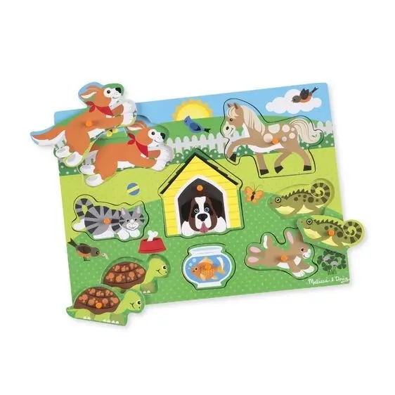 Melissa & Doug Pets Peg Puzzle