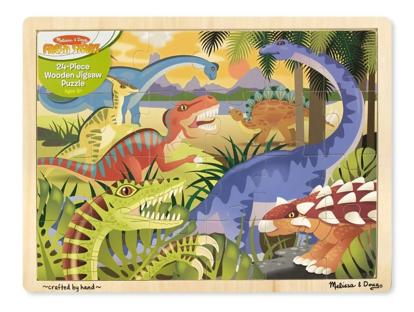 Melissa & Doug Dinosaurs Jigsaw - 24pc