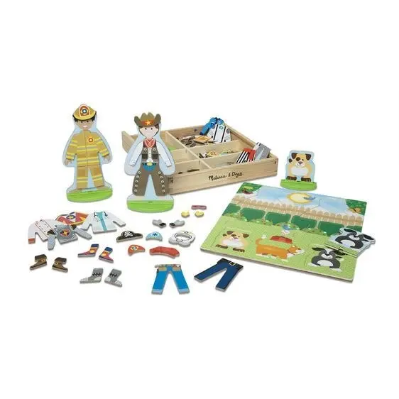 Melissa & Doug Occupations Magnetic Dress-Up Play Set